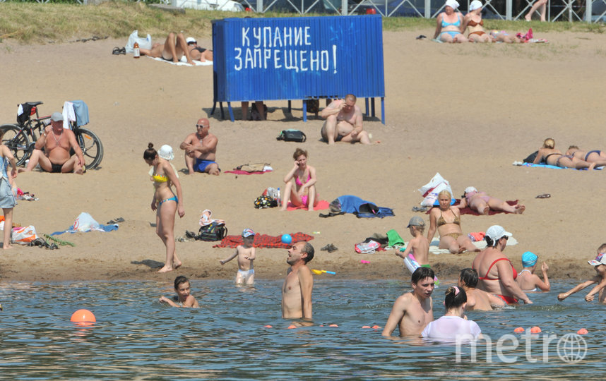 В Петербурге открыто 24 пляжа, купаться можно только в одном. Фото Игорь Акимов, "Metro"