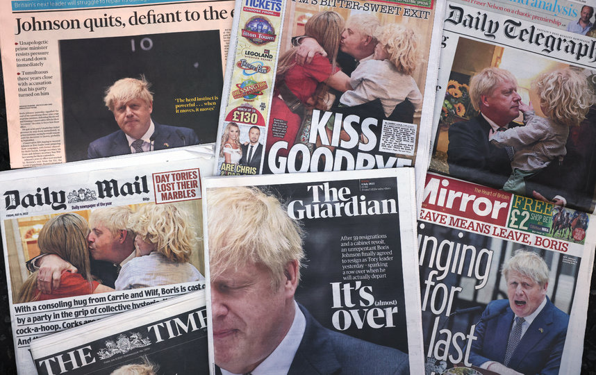 Британский политолог об ушедшем в отставку Борисе Джонсоне: «Имидж некомпетентного и лживого политика». Фото Getty
