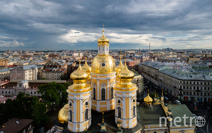 С колокольни купола Владимирского собора можно рассмотреть во всех подробностях. Фото Алена Бобрович, "Metro"