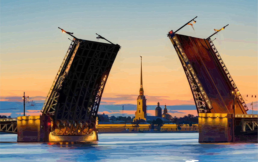 Из-за репетиции парада ВМФ в Петербурге разведут четыре моста. Фото соцсети