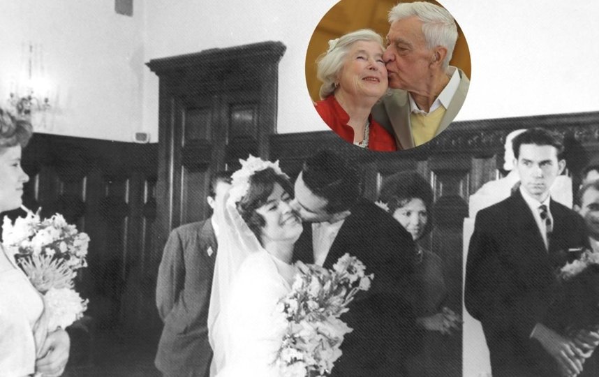На этом фото супружеская пара спустя 60 лет в одном и том же ЗАГСе. Фото Василий Кузьмичёнок
