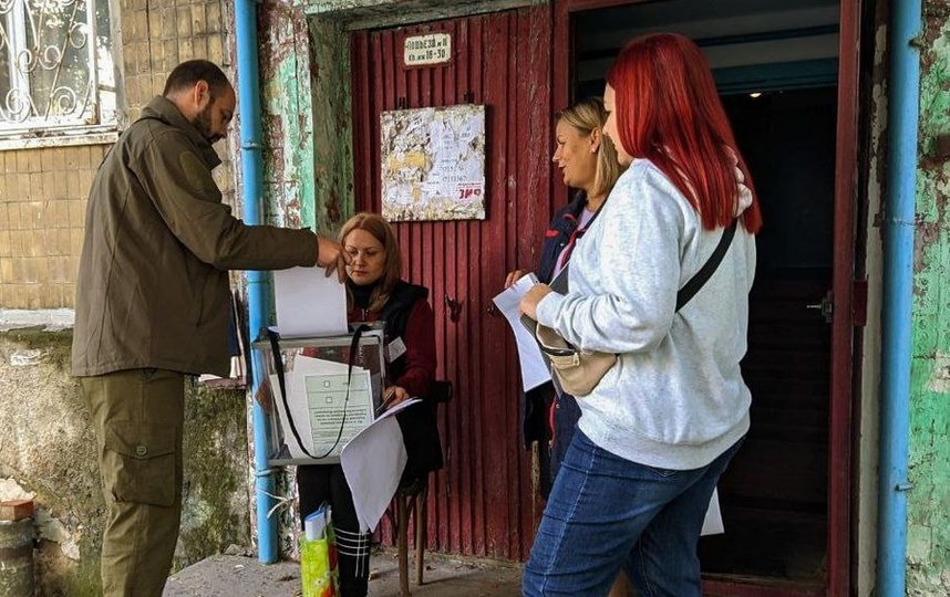 Опубликованы первые результаты голосования на референдумах на участках в РФ. Фото t.me/itsdonetsk