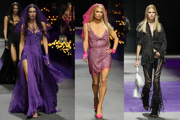 Модели на показе Versace. Фото Getty