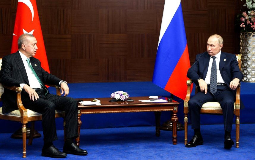 Путин сообщил Эрдогану об идее создания газового хаба в Турции. Фото kremlin.ru