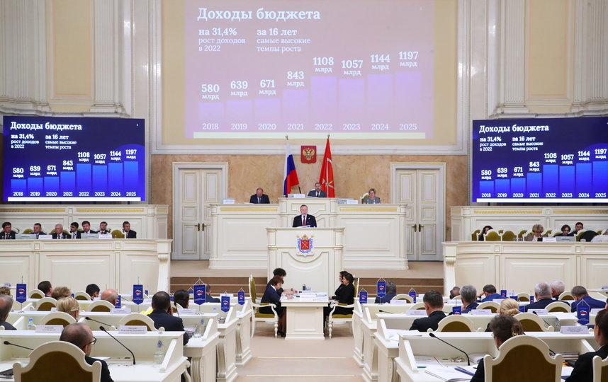 Беглов: бюджет Петербурга на 2023 год обеспечит выполнение поставленных президентом задач. Фото gov.spb.ru