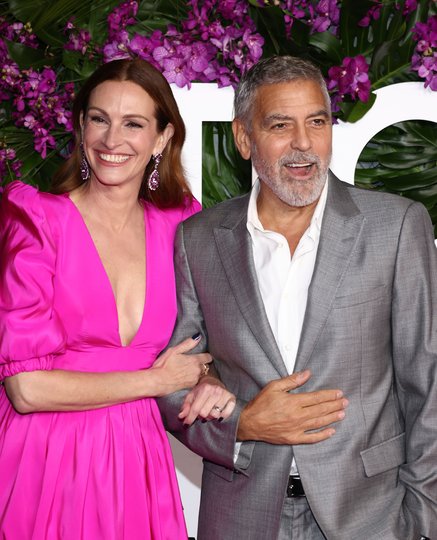 Совсем скоро на большие экраны выходит фильм "Билет в рай", в котором Джулия снялась со своим давним другом Джорджем Клуни. Фото Getty