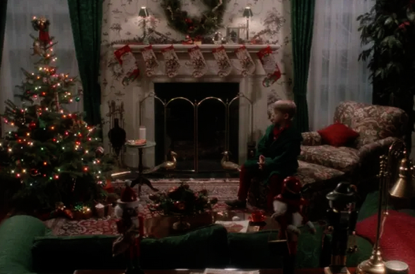 "Один дома" – один из самых атмосферных рождественских фильмов. кадр из фильма. 
