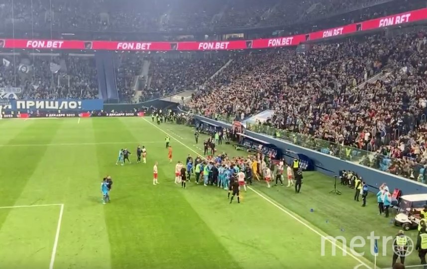 Футболисты «Зенита» и «Спартака» дисквалифицированы на шесть матчей за массовую драку