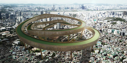Сооружение в форме спирали будет бороться с загрязнением воздуха в Сеуле