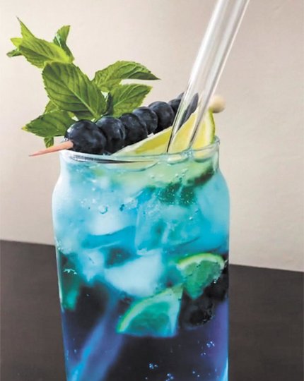 "Голубой напиток". Фото скриншот TikTok