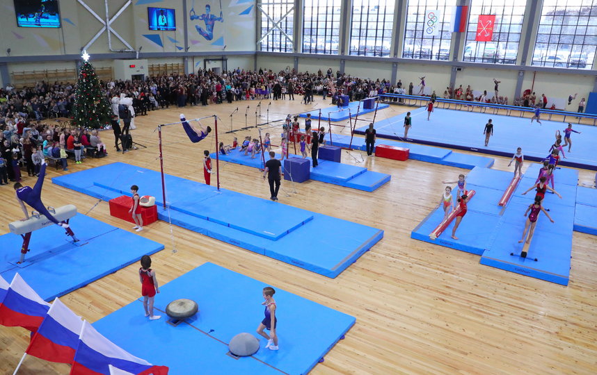 В Петербурге открыли самый большой в Европе зал для занятий спортивной гимнастикой. Фото gov.spb.ru