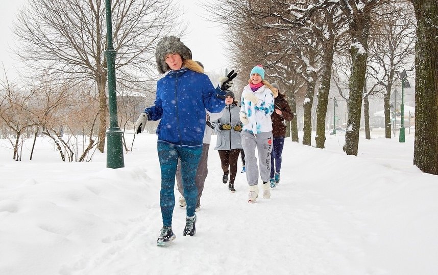 Зимний бег полезен, но не всем. Фото предоставлено героиней публикации