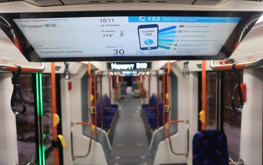 Беспилотный трамвай: Metro узнало, чем новая модель «Невский» отличается от «Витязя-М». Фото gov.spb.ru