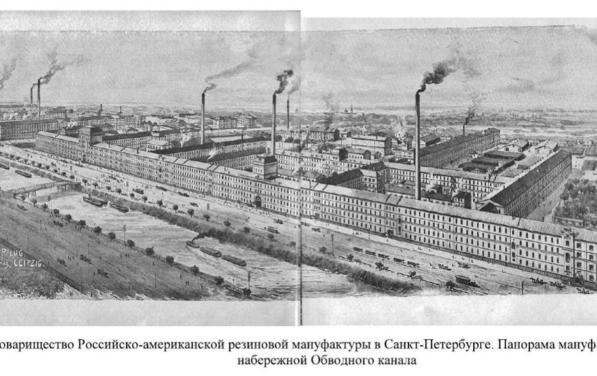 С 1860 по 1910 годы резиновая мануфактура обрастала кирпичными корпусами. Фото kgiop.gov.spb.ru