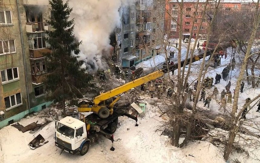Пять человек погибли в результате взрыва газа в жилом доме в Новосибирске. Фото novosibirsk.er.ru