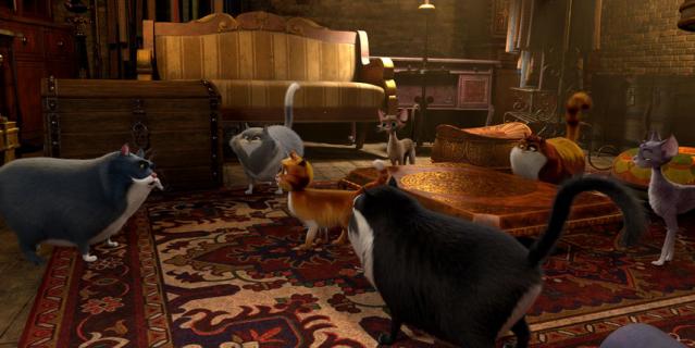 Кадр из мультфильма "Коты Эрмитажа".