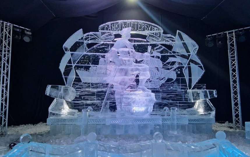 В Кронштадте открылся Фестиваль ледовых скульптур. Фото gov.spb.ru