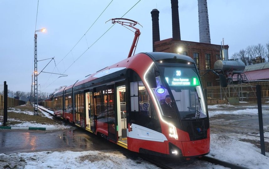 Трамвай-шаттл между станциями «Ладожская» и «Площадь Александра Невского» запустят 4 марта. Фото gov.spb.ru