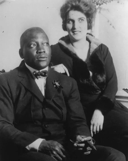 Джек Джонсон и его жена Люсиль. Фото Getty