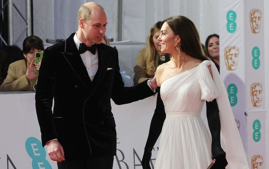 Принц Уильям и Кейт Миддлтон на церемонии BAFTA приковали к себе взглядов больше, чем лауреаты премии. Фото Getty