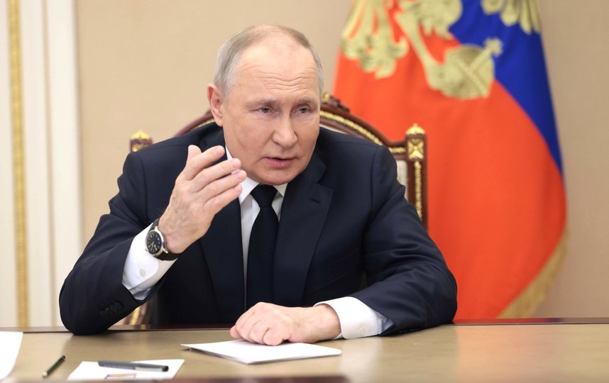 Путин назвал произошедшее в Брянской области терактом. Фото kremlin.ru