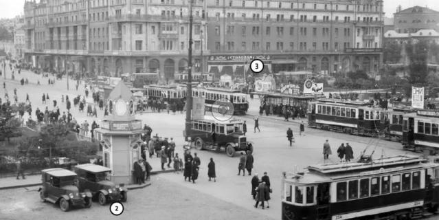 Общий вид Театральной площади, 1929 г.
