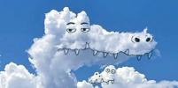 Ирландский художник превращает облака в забавных персонажей 