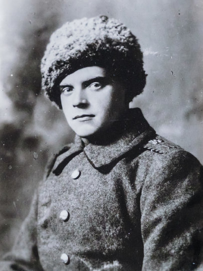 Дореволюционное фото. Людвиг Урлауб во время службы в армии. Фото из семейного архива Татьяны Пилецкой.