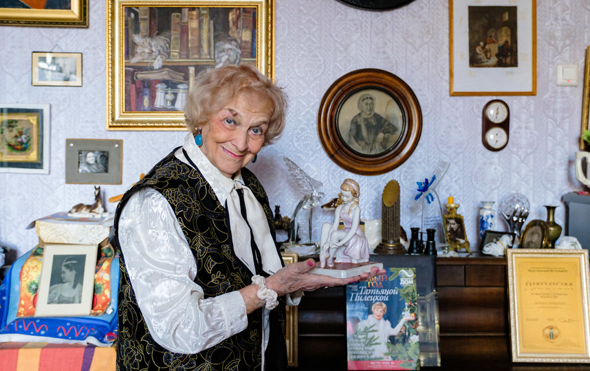 Татьяна Львовна в своей квартире на ул. Савушкина. Фото из семейного архива Татьяны Пилецкой.