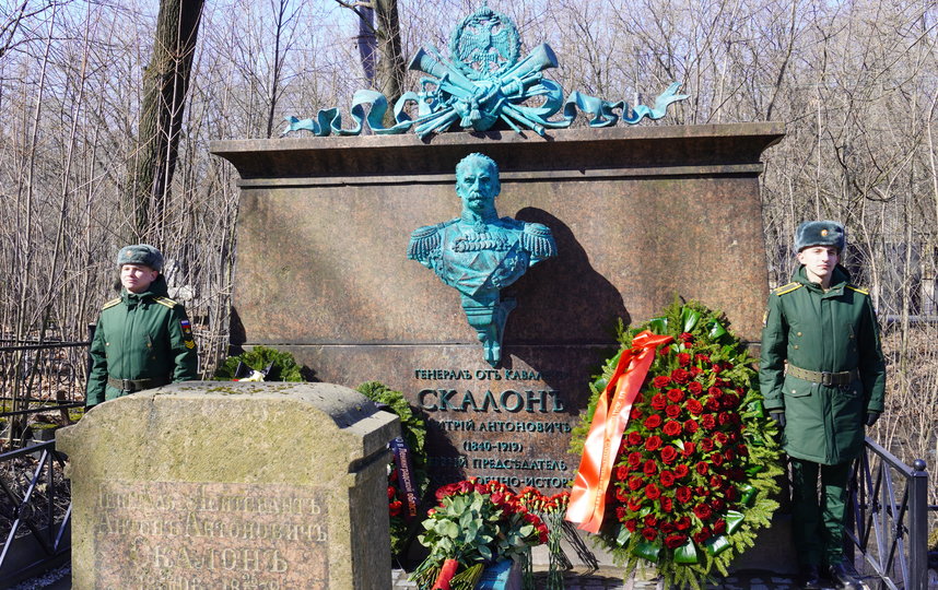 В Петербурге открыли памятник генералу Дмитрию Скалону. Фото Предоставлено организаторами