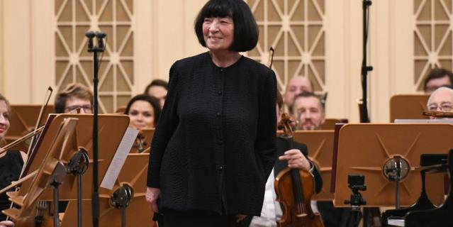 Элисо Вирсаладзе в Большом зале Петербургской филармонии. Фото Анна Флегонтова.