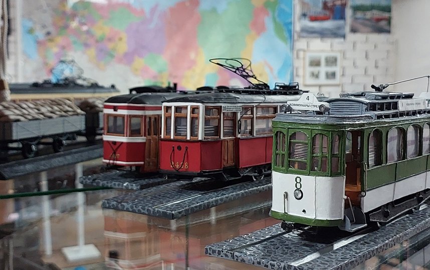 Мини-модели трамваев хранятся в музее Оранэлы на проспекте Стачек. Фото предоставлено пресс-службой музея Оранэлы