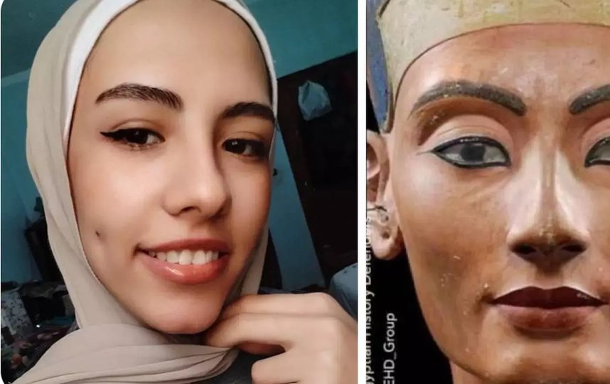 Твит египтянки по имени Рания был подписан хештегом #EgyptforEgyptians – "Египет для египтян". Девушка сравнила себя с Нефертити. Фото Соцсети @rania_tal3t