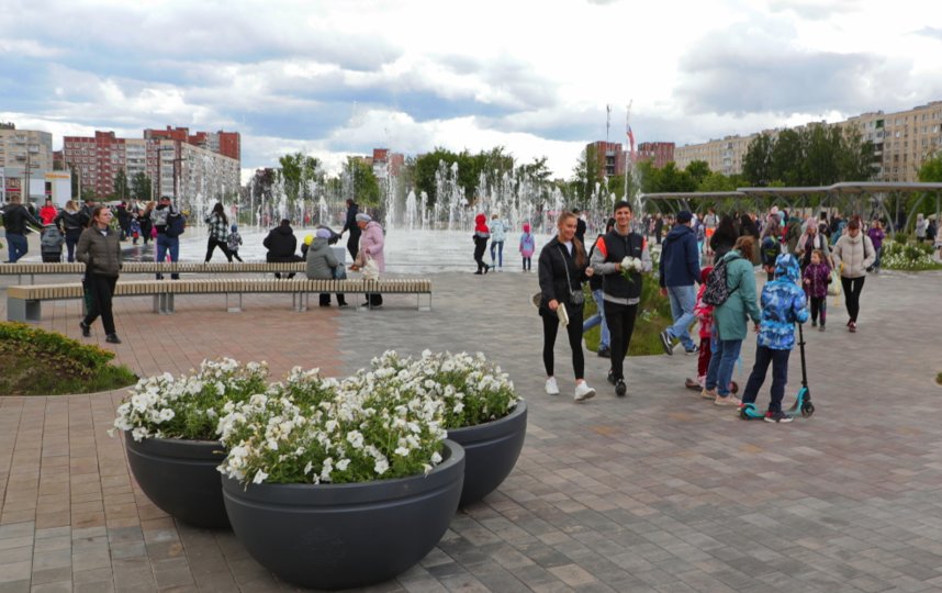  Новое общественное пространство открылось на улице Веры Слуцкой. Фото: gov.spb.ru. 