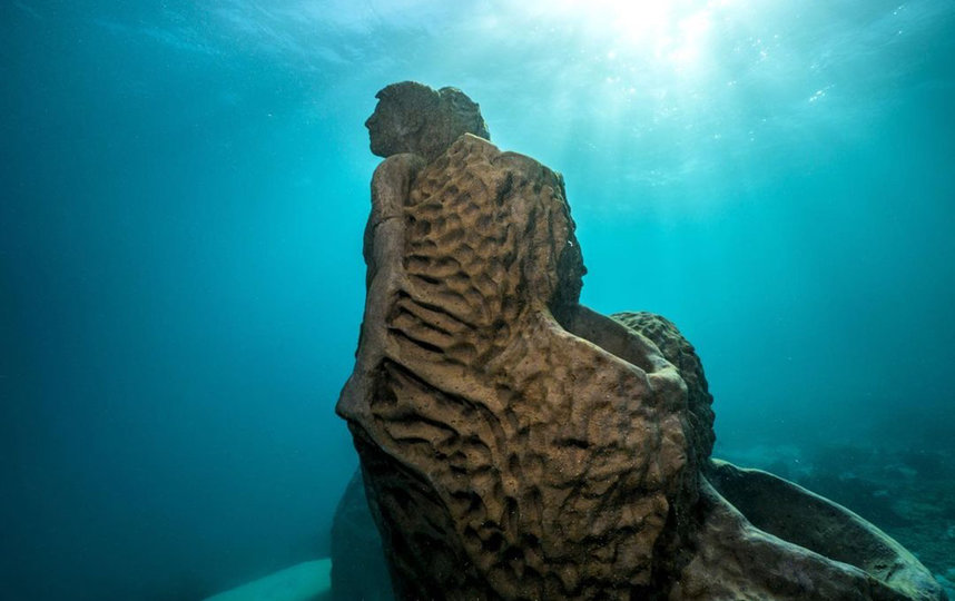 Скульптура в честь немецкого учёного Катарины Фабрикус, которая переехала из Германии в Австралию только ради изучения кораллов. Фото  underwatersculpture.com