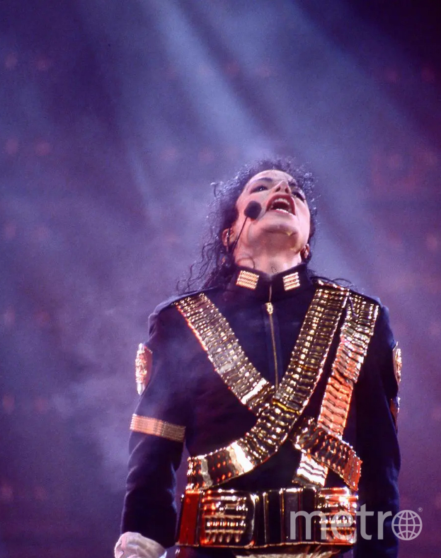 Майкл Джексон во время выступления в "Лужниках". Дмитрий Коробейников.