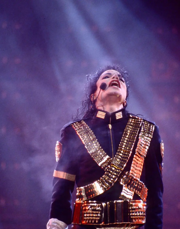 Майкл Джексон во время выступления в "Лужниках". Дмитрий Коробейников. 