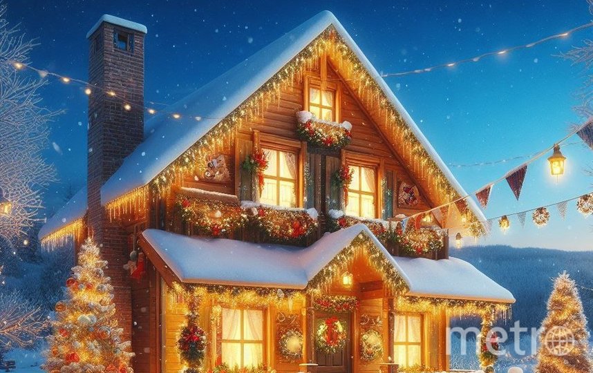 Как украсить двор рождественскими гирляндами: 13 шагов