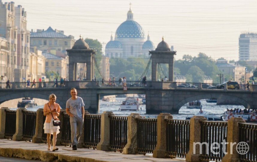 В понедельник в Петербург вернётся жара 