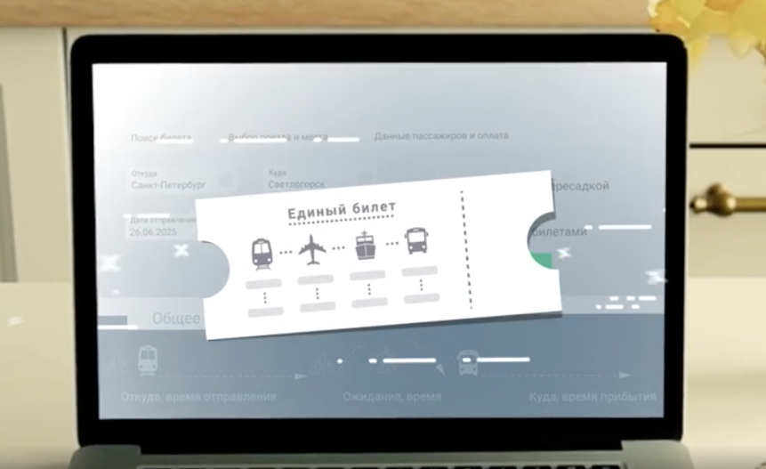 Фото скриншот видео В России создали мультимодальные маршруты и единый билет для комфортного путешествия