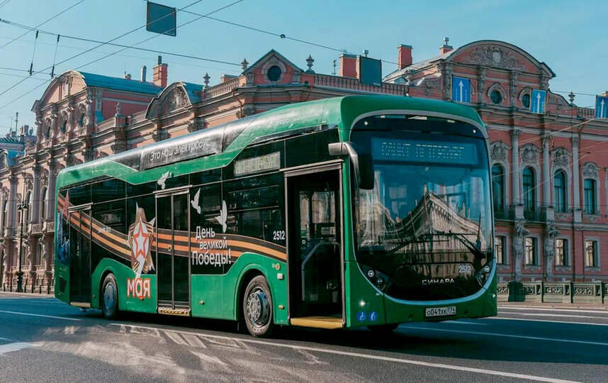Где в Петербурге будут ходить новые зеленые электробусы 6 августа 2025