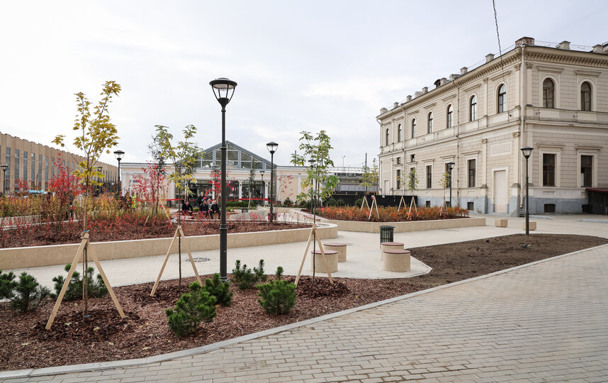 У Балтийского вокзала создали новое пространство