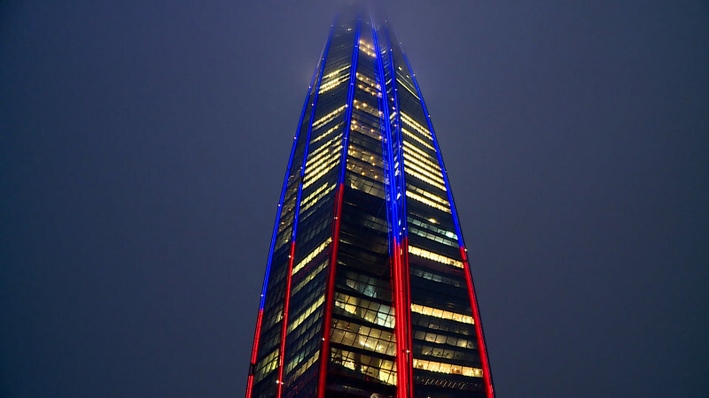 Лахта центр в Петербурге подсветят в честь Дня народного единства 2 ноября 2025