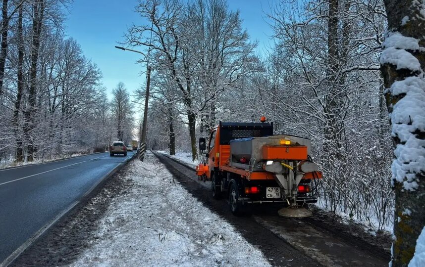 Санкт-Петербург справился с ночным снегопадом