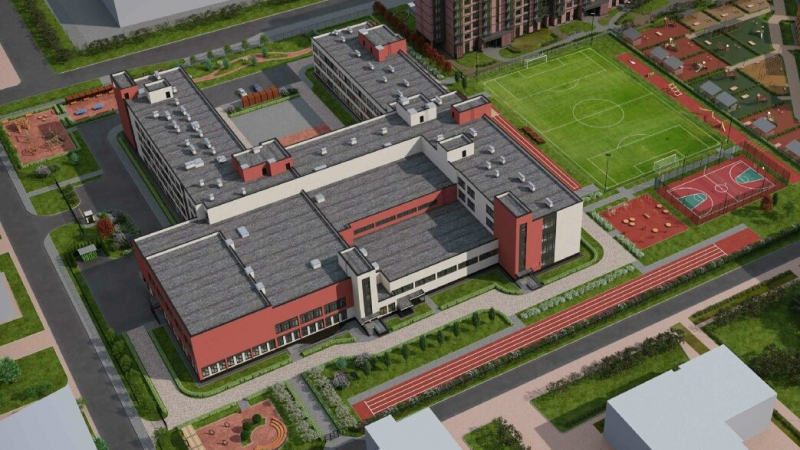Новая школа с бассейном и большой спортивной зоной откроется в Московском районе