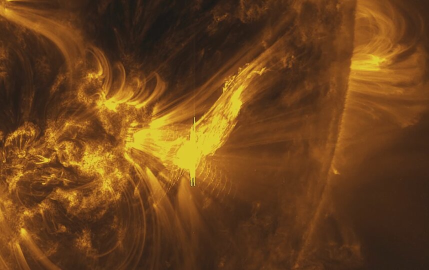 Вспышка максимального уровня X произошла на Солнце 8 декабря 2025