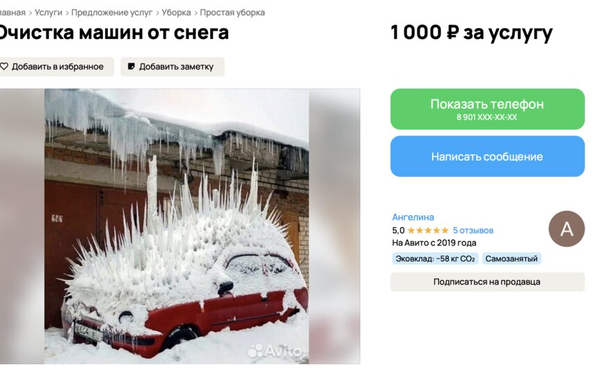 Петербуржцы решили заработать на сугробах