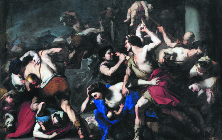 Картина Избиение младенцев ждала реставрации 90 лет