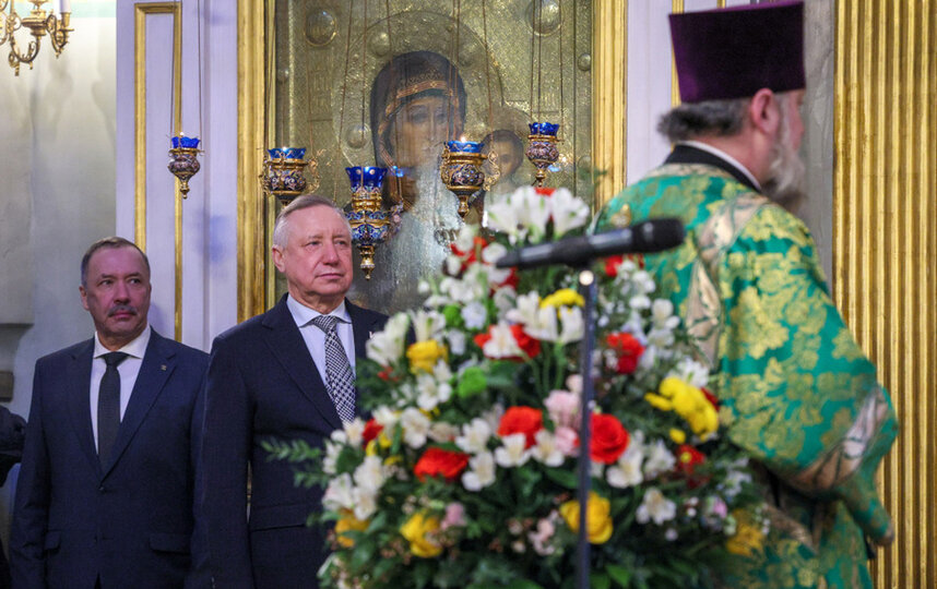 Александр Беглов принял участие в богослужении в день памяти Ксении Петербургской