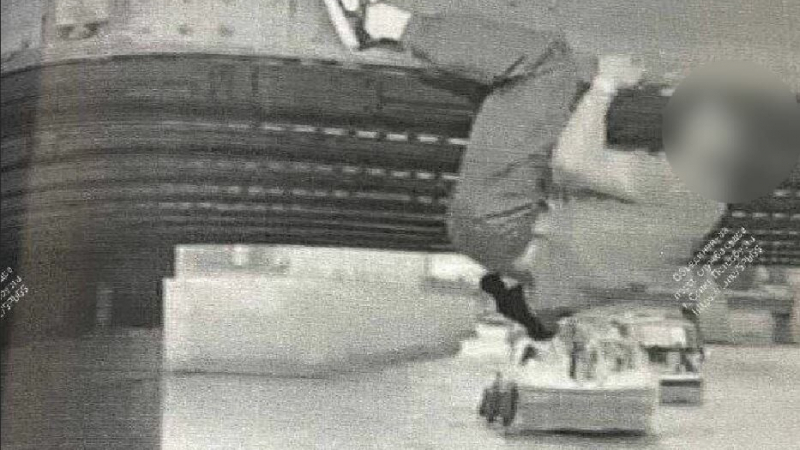 Суд оштрафовал мужчину, повисшего на Офицерском мосту летом 2025 года